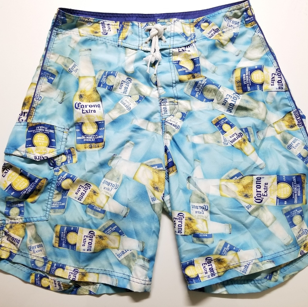 Corona Extra Beer Swim Trunks Shorts